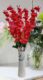 Real PBR Artificial Flowers for Home Decoration Cherry Blossom Bunch (7 Branches) Maroon Cherry Blossom Artificial Flower??(25 inch, Pack of 1, Flower Bunch)